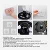 Single Roll Jumbo Tissue Dispenser Large Capacity Jumbo Toilet Paper Dispenser Punch  Wall Mount for Toilets for Bathrooms