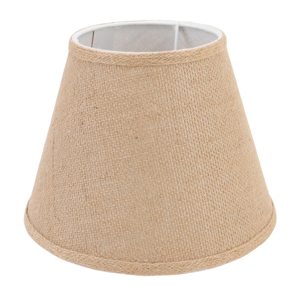 Table Lamp Fabric Lampshade Handcrafted Decorative E27 Lampshade for Home Hotel Bedroom Living Room