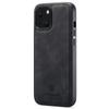 DG.MING For iPhone 13 Case Back Protector PU Leather+PC+TPU Phone Cover