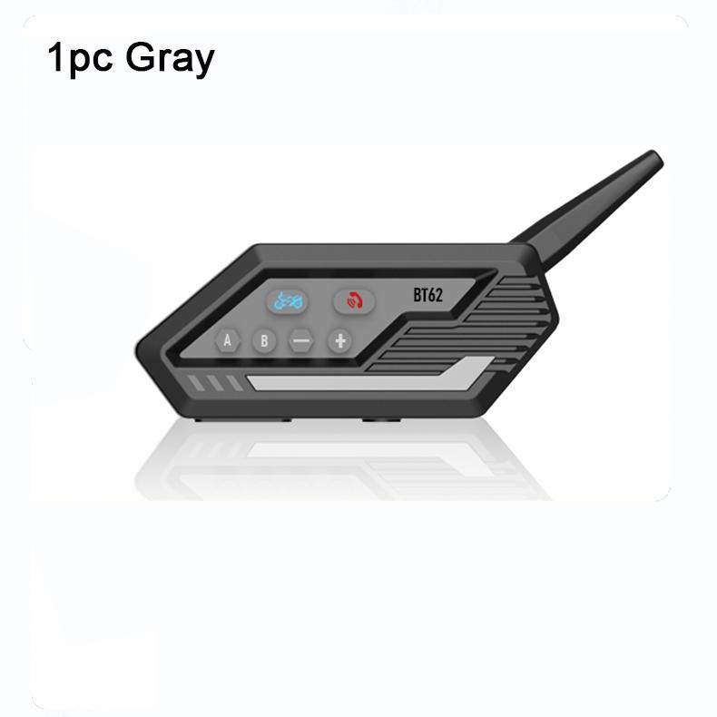 

1/2pcs BT62 Motorcycle Bluetooth Helmet Headset Intercom 800M for Motorbike 2 Riders 500mAh Wireless Waterproof Interphone