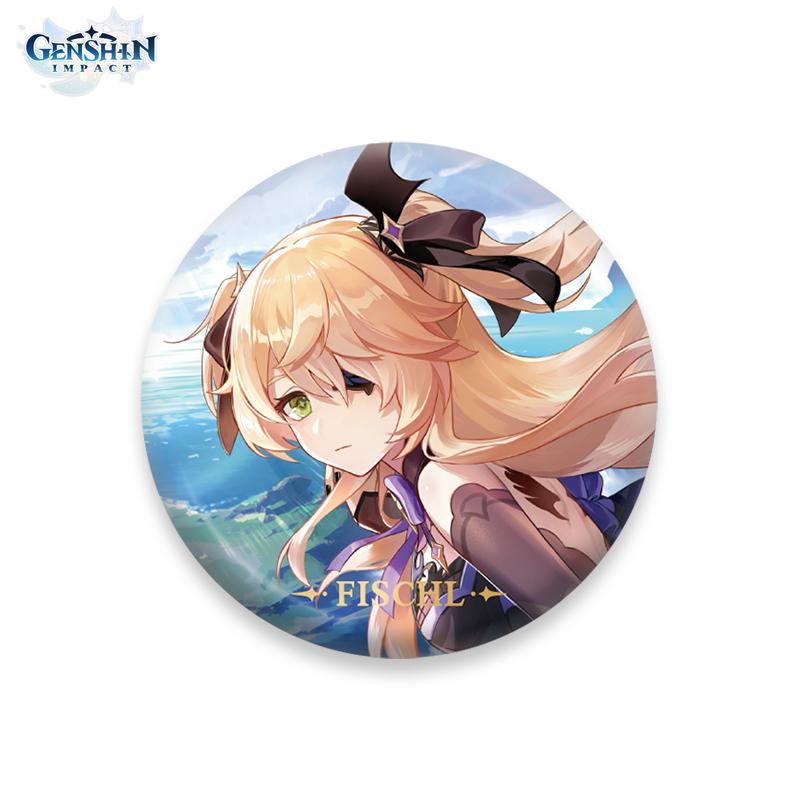 Authorized By MiHoYo 58mm Genshin Impact Theme Serie Character Badges