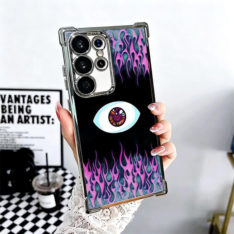 

Bad Bunny X100pre Plating Phone Case For Samsung Galaxy S24 S25 FE S26 Edge S23 Ultra S22 S21 Plus S20 Anti-Fall Airabag Cover Samsung S22 Plus