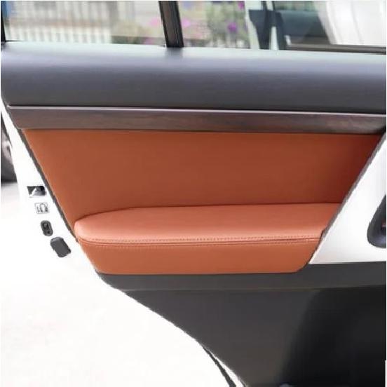 Microfiber Door Panel Armrest Leather Protective Cover For Toyota Land Cruiser 200 2008 2009 2010 2011 2012 - car interior