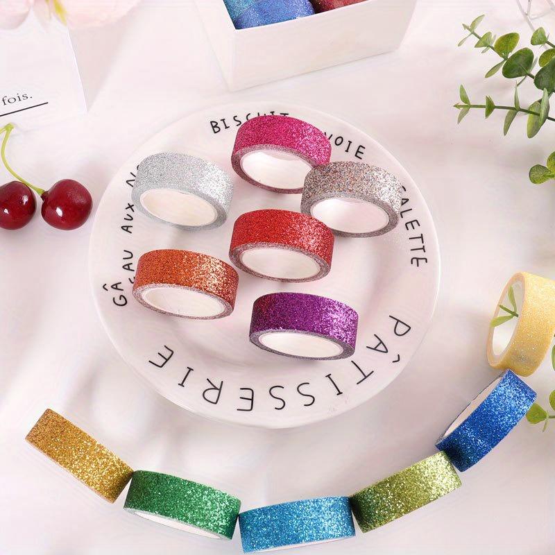 15MM * 5M/Rolle Lebendiges Klebeband | Hochwertiger Dekorativer Klebstoff für DIY-Bastelarbeiten, Geschenkverpackung, Planer und Scrapbooking