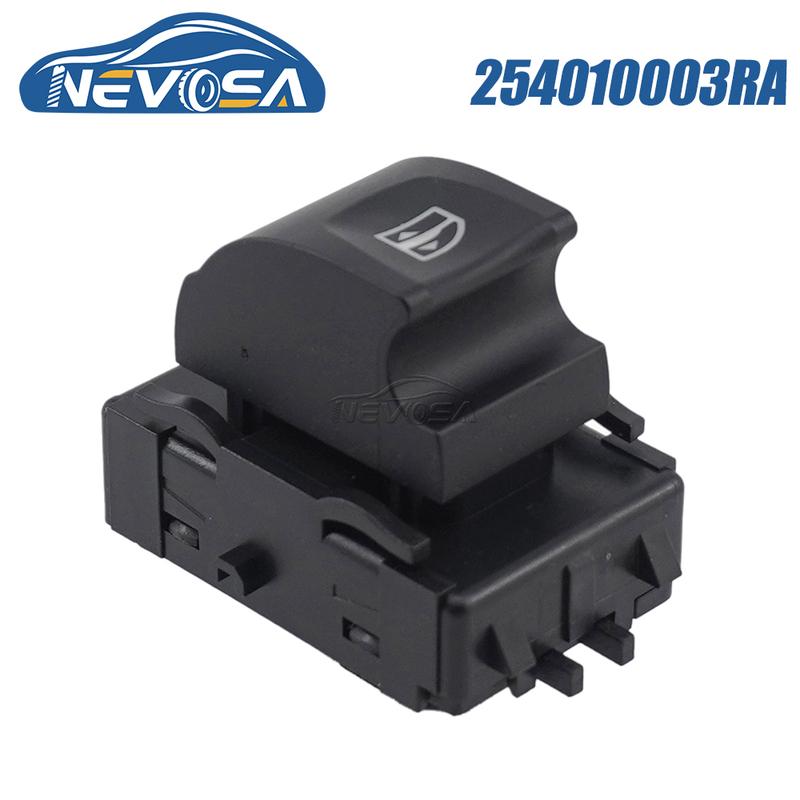 NEVOSA 254010003R For Renault Grand Scenic Laguna Megane Button Switch Power Window Lifting Switch Button Controller Accessories