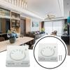 Temperature Switch Thermostat L83 X H83 X T31mm Mechanical Room Temperature Controller White 2-wire ABS Brand New