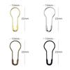 Gourd-Shaped Metal Safety Pins: Iron, Copper, Stainless Steel In Gold, Silver, Black - Clothing Tags/Small Pin Buckles