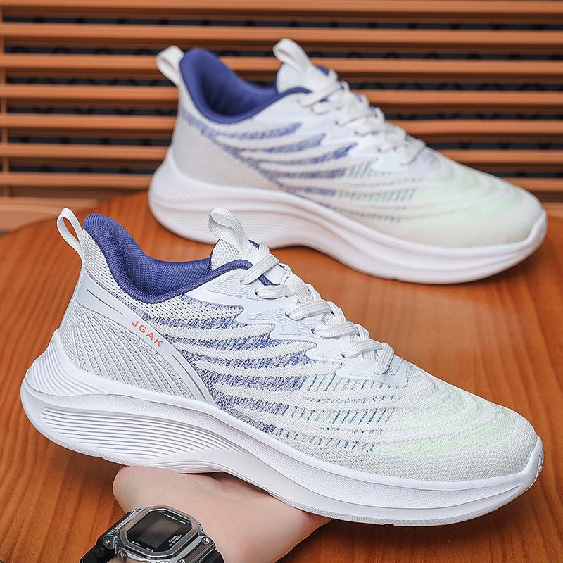Casual Large Size Sports Running Tide Shoes 50 Size Flying Woven Mesh Lightweight Sports Shoes Four Seasons Shoes