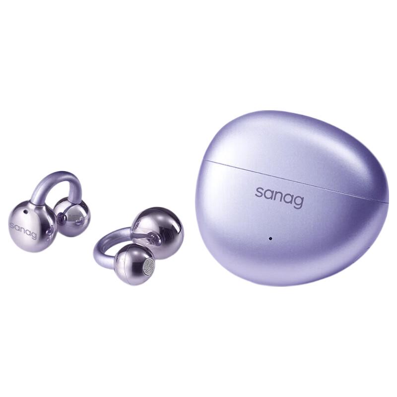 SANAG S7S Ultra AI Translation Ear Clip Wireless Headphones