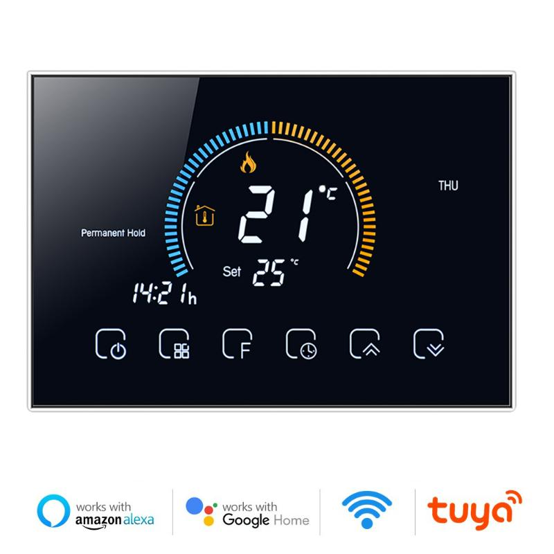 Tuya WiFi/NonWiFi Opt. Smart Life Thermostat Floor Heating Water/Gas Boiler Remote Controller for Google Home Alexa App Fuel Injectors 6