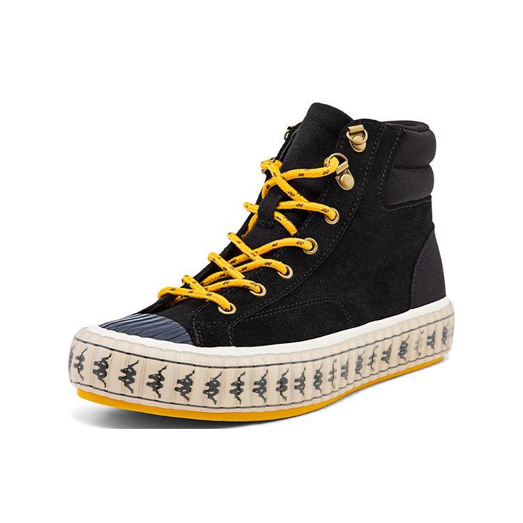Kappa Leather Casual High-Top Sneakers Unisex Sneakers Black K0BZ5VS20-990