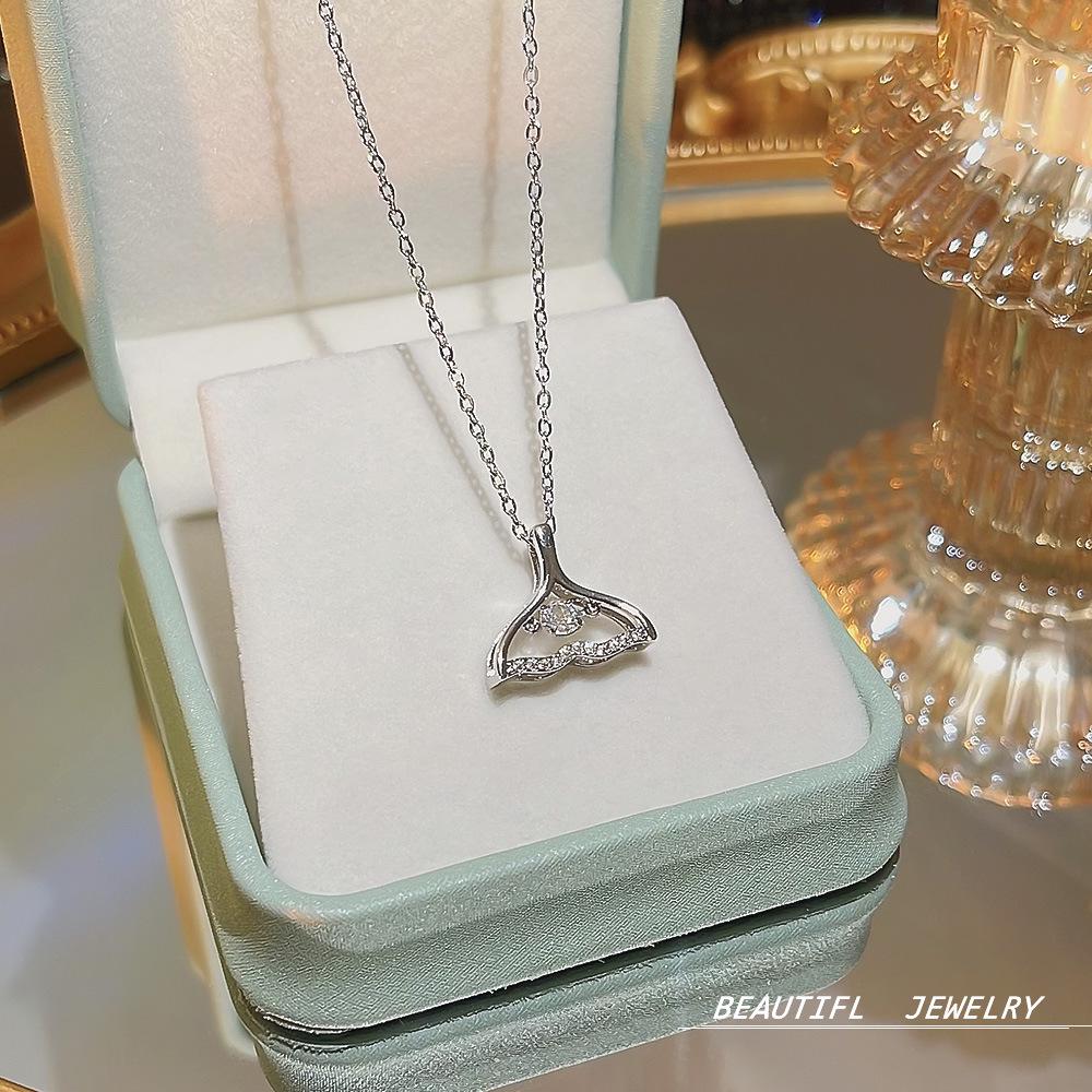 Korea's Best-Selling Clavicle Pendant Necklace - Super Fairy Titanium Steel Jewelry for Women