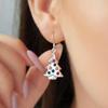 Cao Shi Women's Colorful Christmas Tree Earrings: Festive and Stylish Holiday Jewelry