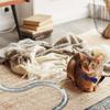 Wall-mounted interactive toy with rolling ball plastic self-play no battery required random colors for cats