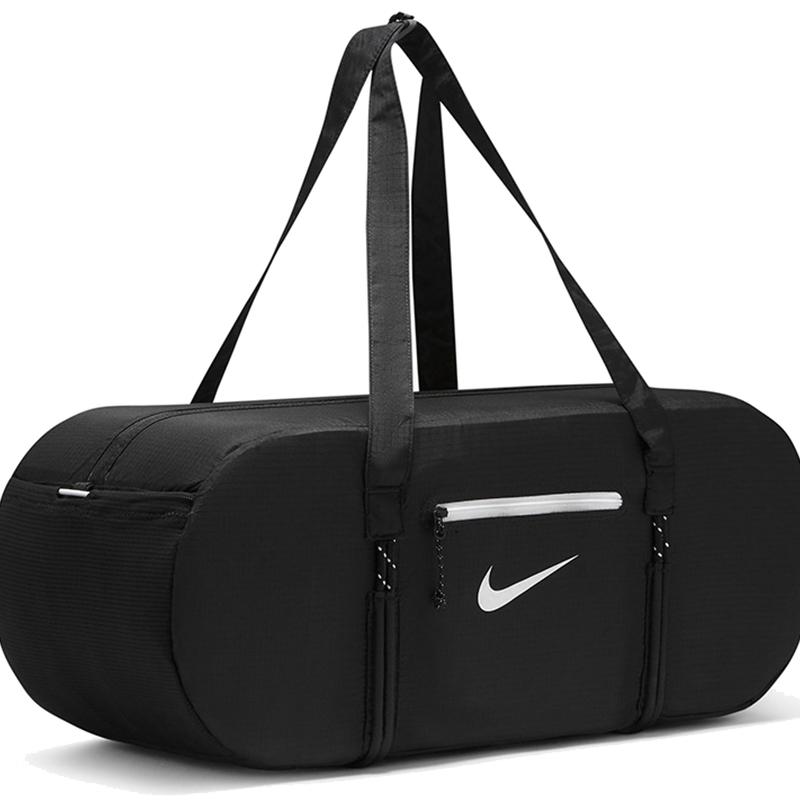 Nike Nylon Sporttasche, Reisetasche, Handtasche, Umhängetasche Regular Unisex Schwarz Lässig DB0306-010