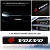 Car Front Cover Grille Lamp Emblem Decor Lightings LED Lights Exterior Accessories For VOLVO Rdesign S80L S60L V40 XC60 V60 XC90