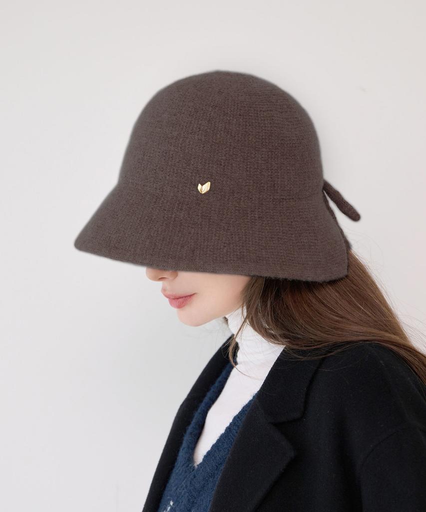 Koipeu Wool Bell Ribbon Hat Cf083Ht103