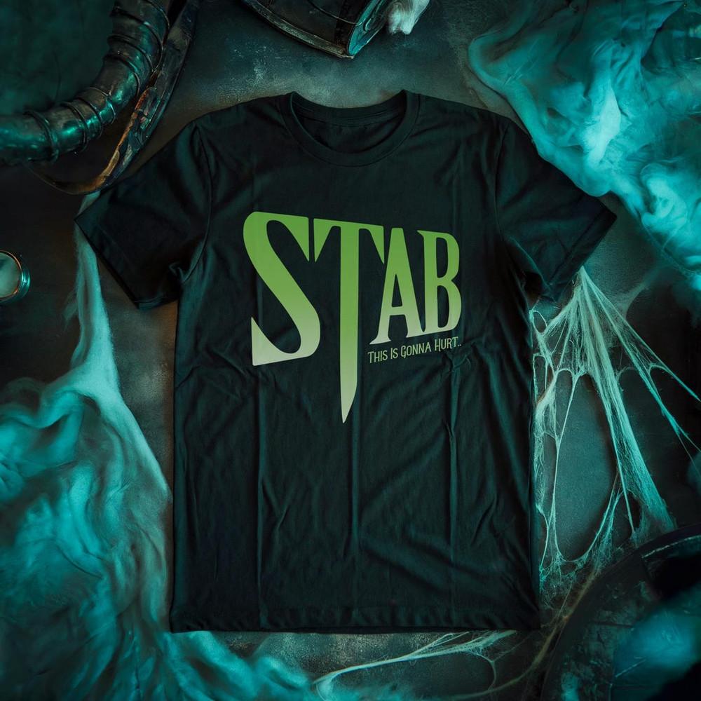 

STAB Scream Movie Inspired Tee 1996 wes craven scary movie unisex T-Shirt 4XL