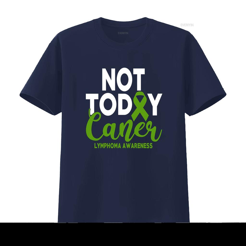 Cancer Lymphoma Awareness Green Non Hodgkins T Shirt vintage Washed fashion Unisex Soft homme Versatile streetwear Stretched