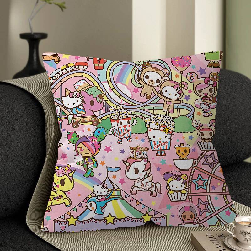 Japan Anime Tokidoki Pillow Gifts Home Office Furnishings Bedroom Sofa Car Cushion Cover Case 45x45cm
