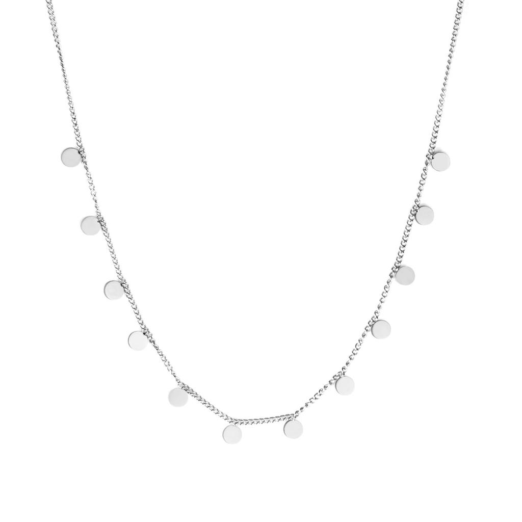 Simple And Versatile Rectangle Pendant Necklace Minimalist Luxury Women's Jewelry Accessory