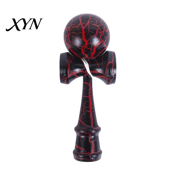 Educational Sports Equipment Solid Wood Kendama Ball Catch Toy, Professional Balance Durable Grip Classic Skill Kids Wooden Toy Game, Hand Eye