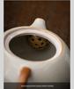 Small Beige Crackle Glaze Ru Ware Xishi Teapot – Ceramic Kung Fu Tea Infuser Set