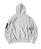 Untitled Seoul Unicorn Varsity Emblem Zip-Up Hoodie Gray