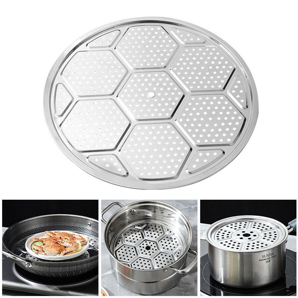 Stainless Steel Steamer Rack 22-40cm Steamer Compartment For Baking Cooking Steaming