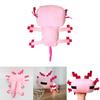 New Axolotl Cute Animal Salamander Plush Doll Hexagonal Dinosaur Doll Home Decor Gift 30cm