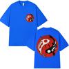 Japanese Style Koi Fish Graphic T Shirts Unisex Women Fashion Vintage Harajuku Oneck Tshirt Oversized Cotton Tshirts Streetwear