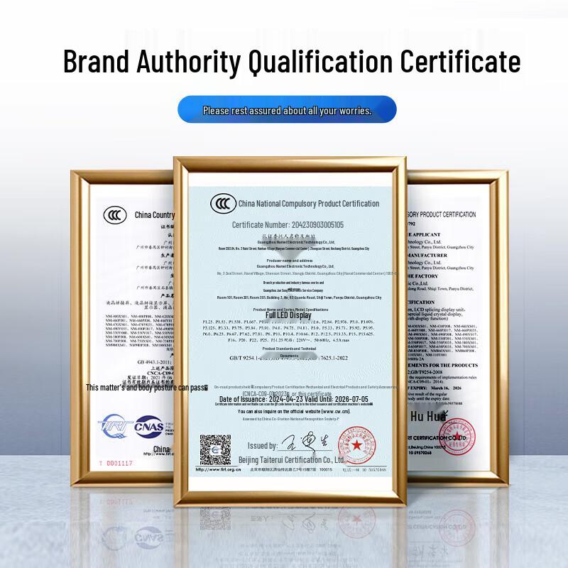 Indoor P1.25 Full-Color LED Display CN plug (adapter included)