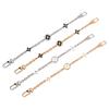 Four-Leaf Clover Luxury Decorative Bag Strap and Keychain Accessory