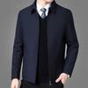 Große Business-Jacke für mittleres Alter, modische Top-Herren-Freizeitjacke