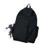 Schoolbag Simple Large Capacity Ins Solid Color Computer Backpack University High School Schoolbag Mori Department Campus Canvas Backpack Men and