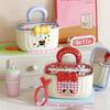 1Pc Children'S Hair Accessory Box Double-Layer Portable Hair Clip Headband Earring Bracelet Necklace Makeup Storage Box