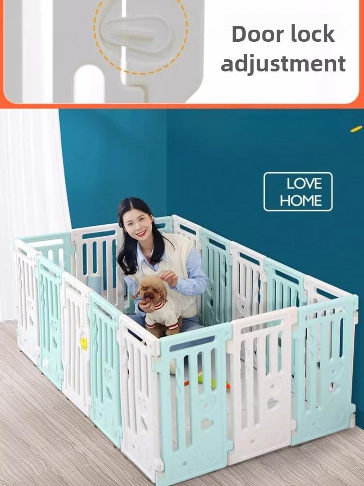 Pet Fence 65 High Indoor Dog Cage Small Dog Jailbreak Security Protection Large Space Dog Fence Indoor Free Group Puppy Supplies