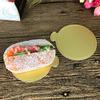 100 PCS Mousse Cake Boards Gold Paper Cupcake Dessert Displays Tray Wedding Birthday Cake