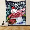 Beach Blanket Living Room Decoration Bedroom Background Cloth Santa Red Riding Hood Gnome Cute Tapestry Wall Hanging