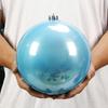 Durable Plastic Pearlescent Ball Pearlescent 15CM Holiday Decorations Ball Shape Xmas Ornament Ball Scene Supplies