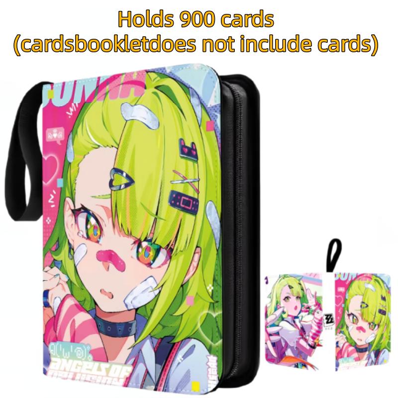 400pcs/900pcs Zenless Zone Zero Card Album Book Folder Anime Collections Zipper Cards Binder Holder Toy Gift