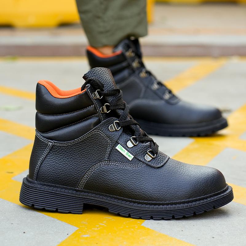 Men Work Safety Anti-slip Boots Anti-smash Anti-puncture Work Sneakers Waterproof Boots Indestructible Protective Work Boot