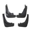 Infiniti QX50 (2015-2017) Tire Mudguards: Soft Rubber, No-Drill Installation.