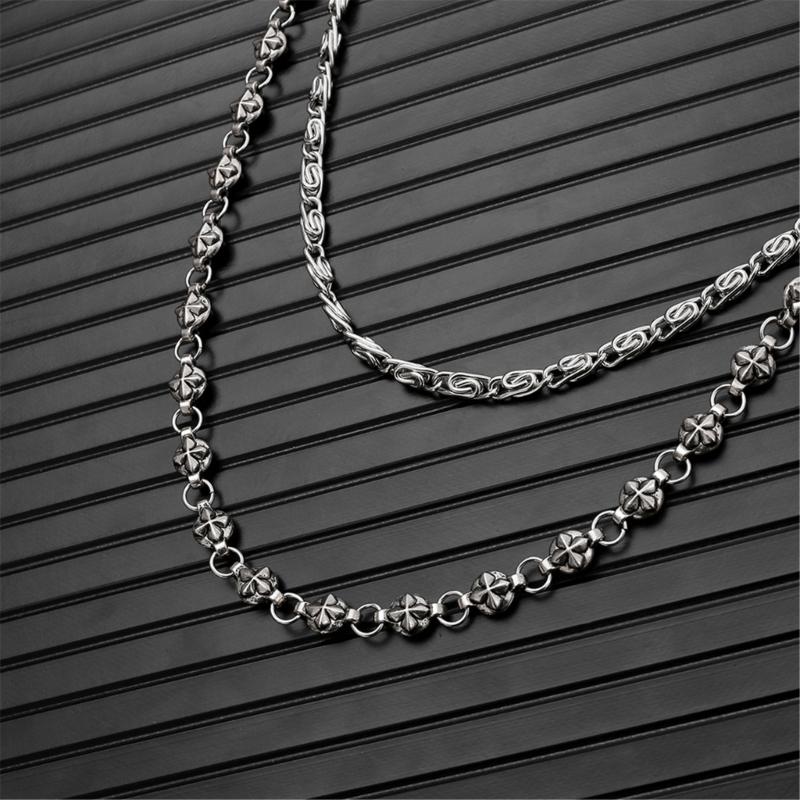 Streetwear Punk Avangardist Lanț de Jeans Hip Hop Unisex Strat Dublu Accesoriu Talie Bijuterii de Corp Handmade pentru Femei Bărbați