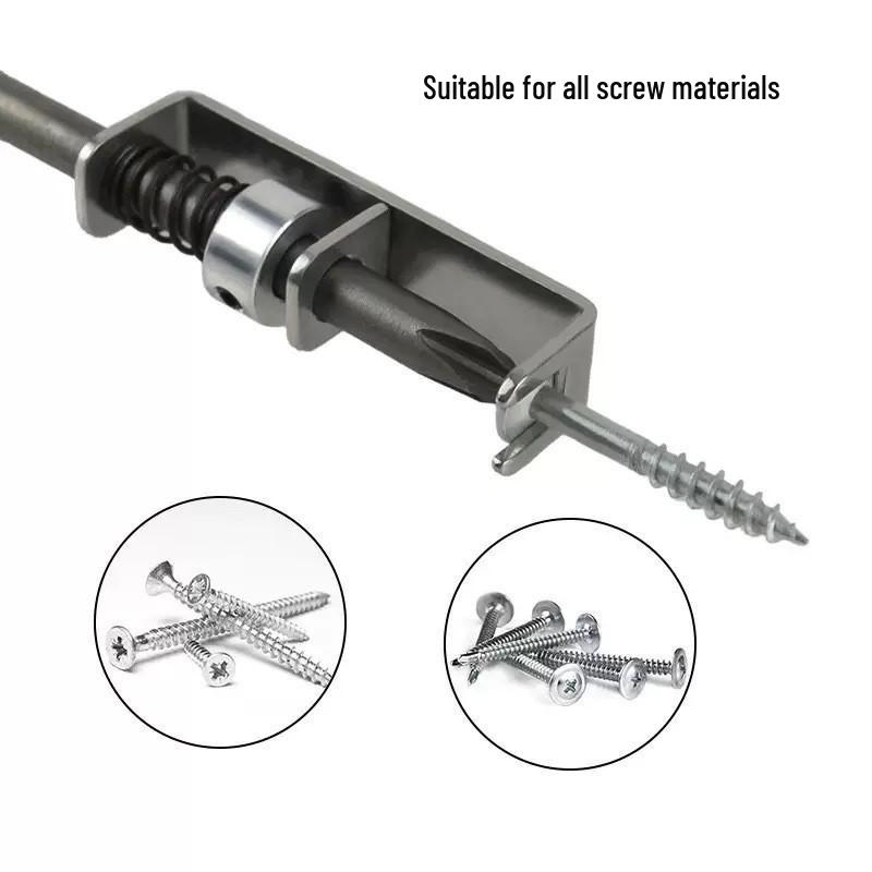 Spring-loaded Anti-drop Positioning Screwdriver Bit