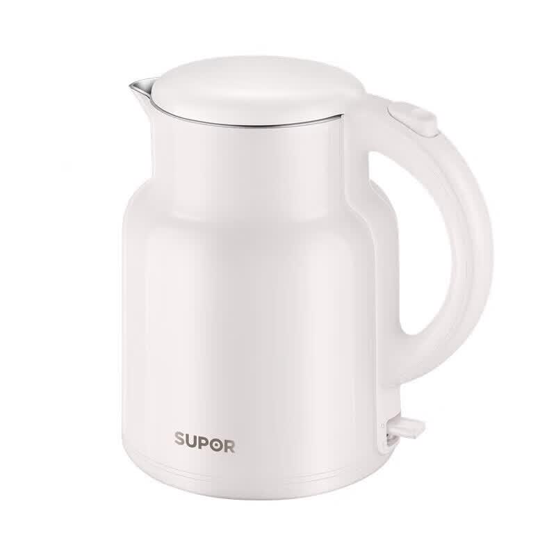 Supor 2L 1800W Çift Katmanlı Haşlanmayı Önleyen Elektrikli Su Isıtıcı CN fişli (adaptör dahil)