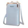 [ulterra] Women's Sky Blue Shoulder Bag, Smartphone Shoulder Bag, Crossbody Bag, Large Capacity, Cute and Stylish, Shoulder Bag, Pouch, Wallet,