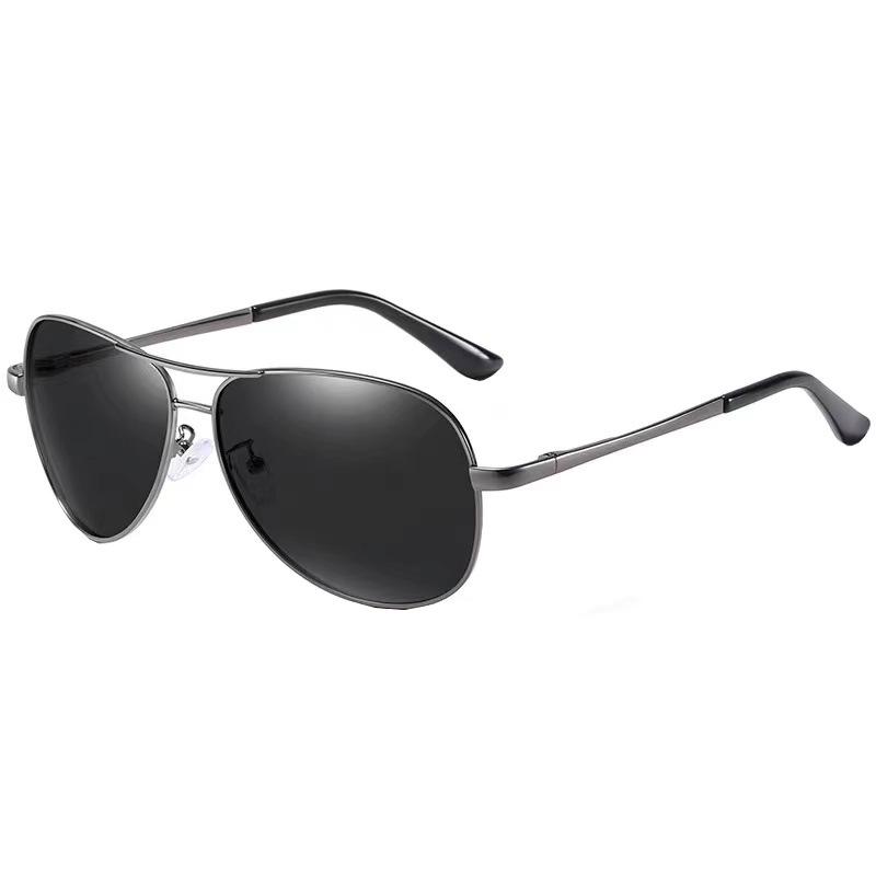 Men's Dual-Use Color-Changing Sunglasses: Day/Night Polarized Driving, Fishing & Trendy Glasses