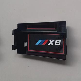 AAAOX1 For BMW 2019 2020 2021 2022 X5 G05 X6 G06 X7 G07 1Pc ABS Inner Armrest Storage Box Decoration Cover Trim Plastic Car Accessories