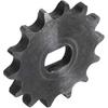 25H Bike Sprocket and Chain Set, 14 Tooth 428 Metal Chain Gear Sprocket, 12x17mm Sprocket for Electric Scooters
